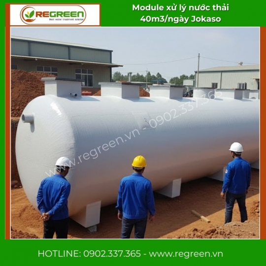 Module hệ thống xử lý nước thải JOKASO 40m3/ngày