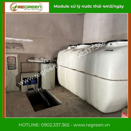 Module Hệ Thống Xử Lý Nước Thải Jokaso 4m3/ngày