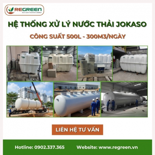 Hệ thống xử lý nước thải 500L - 300m3/ngày