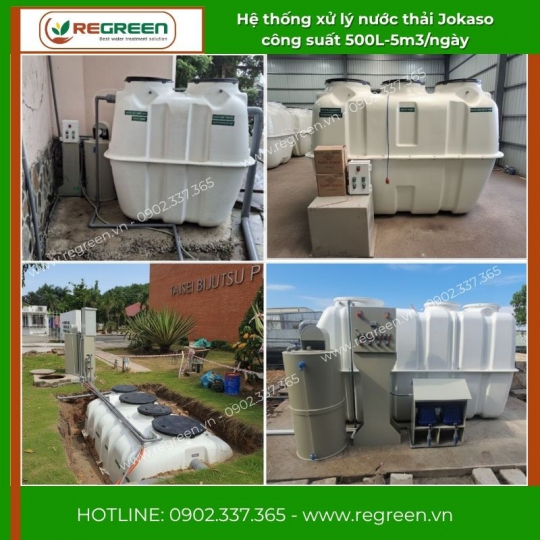 Hệ thống xử lý nước thải 500L - 300m3/ngày