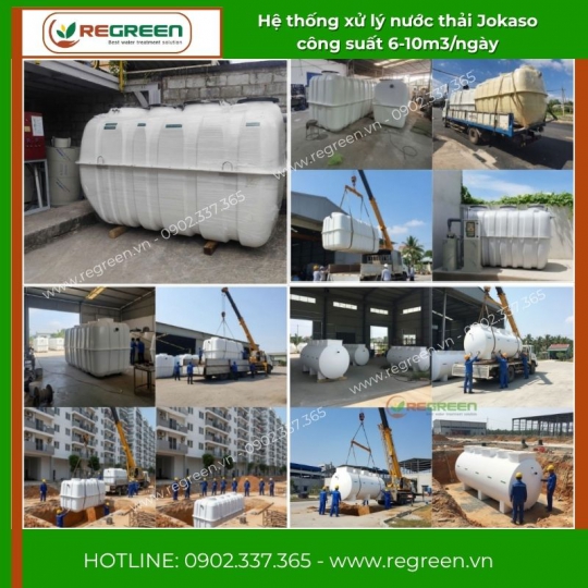 Hệ thống xử lý nước thải 500L - 300m3/ngày