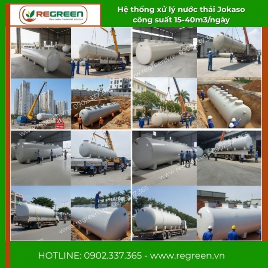 Hệ thống xử lý nước thải 500L - 300m3/ngày