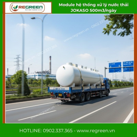 Module hệ thống xử lý nước thải JOKASO 500m3/ngày
