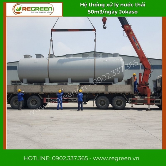 Module hệ thống xử lý nước thải JOKASO 50m3/ngày