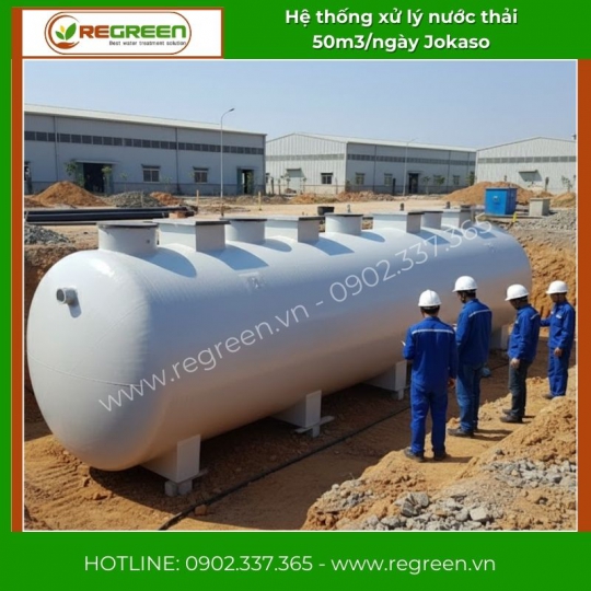 Module hệ thống xử lý nước thải JOKASO 50m3/ngày