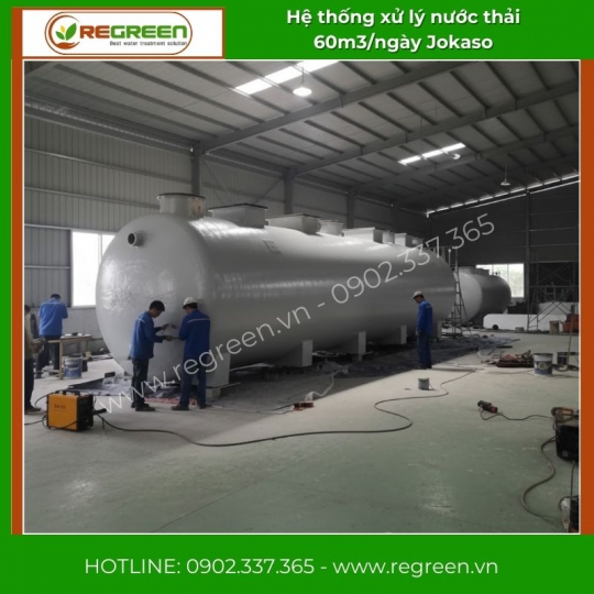 Module hệ thống xử lý nước thải JOKASO 60m3/ngày