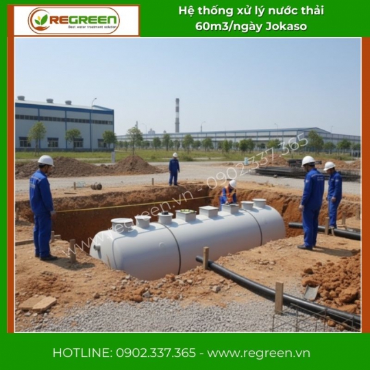 Module hệ thống xử lý nước thải JOKASO 60m3/ngày
