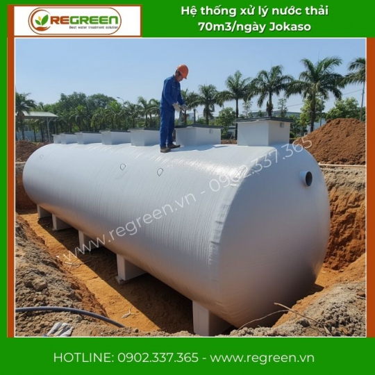 Module hệ thống xử lý nước thải JOKASO 70m3/ngày