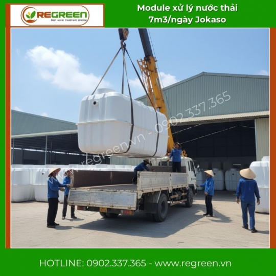 Module hệ thống xử lý nước thải JOKASO 7m3/ngày