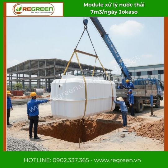 Module hệ thống xử lý nước thải JOKASO 7m3/ngày