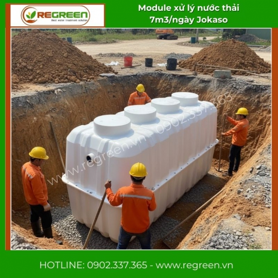 Module hệ thống xử lý nước thải JOKASO 7m3/ngày