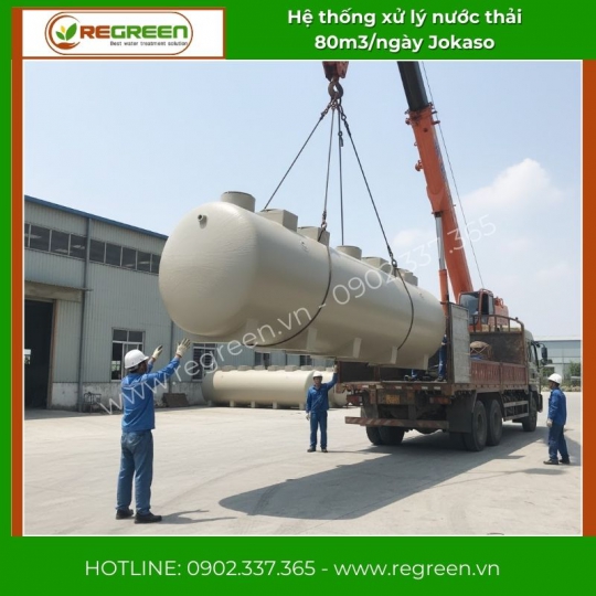Module hệ thống xử lý nước thải JOKASO 80m3/ngày