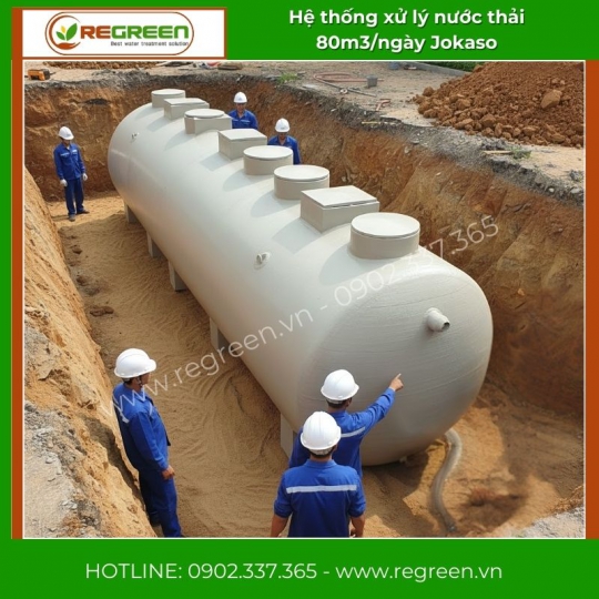 Module hệ thống xử lý nước thải JOKASO 80m3/ngày