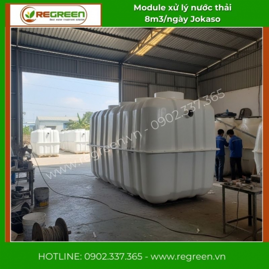 Module hệ thống xử lý nước thải JOKASO 8m3/ngày