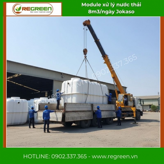 Module hệ thống xử lý nước thải JOKASO 8m3/ngày