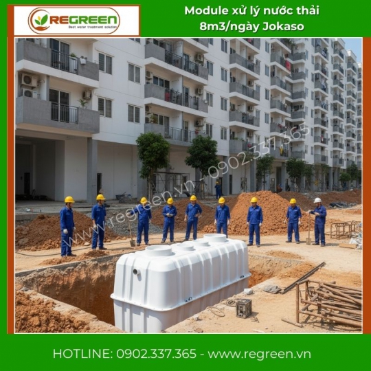 Module hệ thống xử lý nước thải JOKASO 8m3/ngày