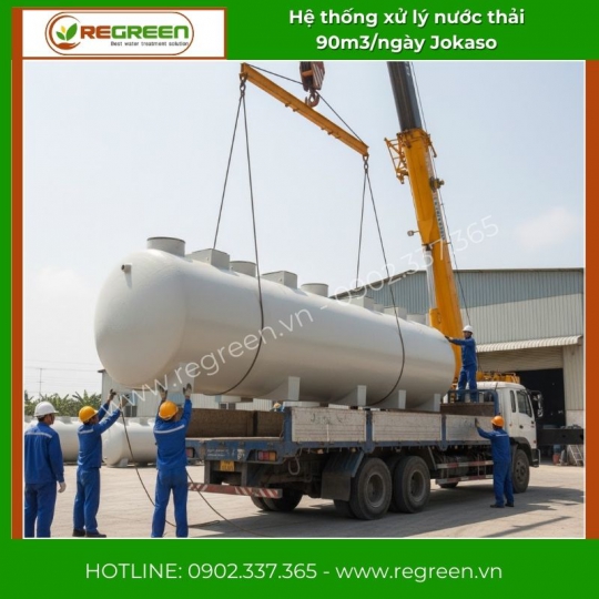 Module hệ thống xử lý nước thải JOKASO 90m3/ngày
