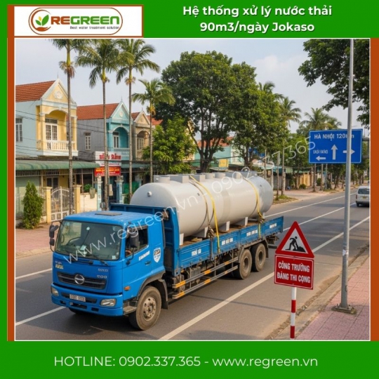 Module hệ thống xử lý nước thải JOKASO 90m3/ngày