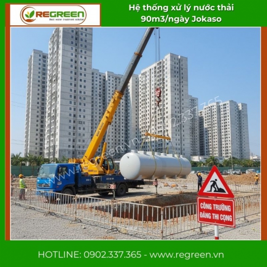 Module hệ thống xử lý nước thải JOKASO 90m3/ngày