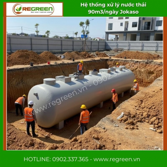 Module hệ thống xử lý nước thải JOKASO 90m3/ngày