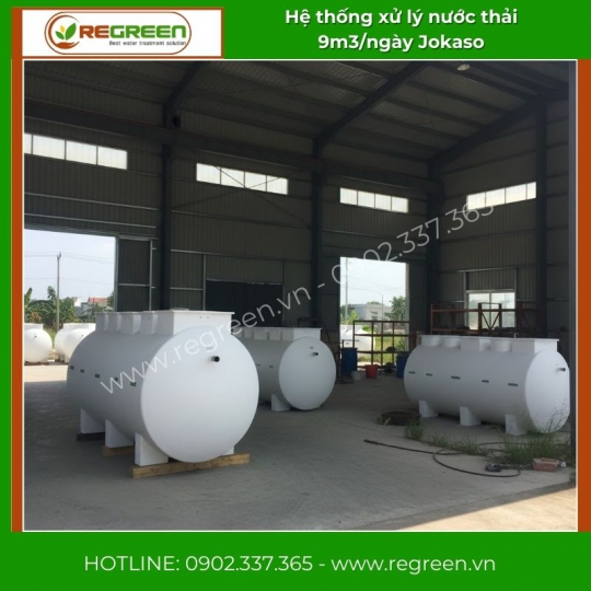 Module hệ thống xử lý nước thải JOKASO 9m3/ngày