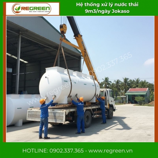 Module hệ thống xử lý nước thải JOKASO 9m3/ngày