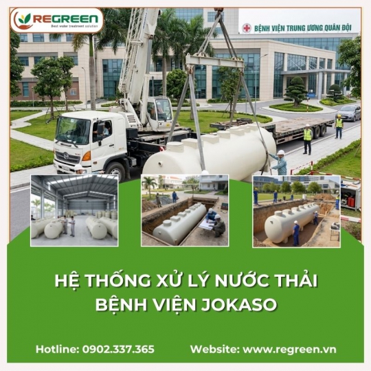 Hệ thống xử lý nước thải bệnh viện Jokaso