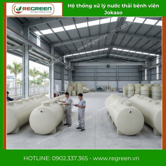 Hệ thống xử lý nước thải bệnh viện Jokaso
