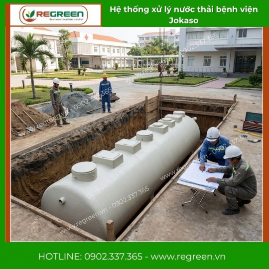Hệ thống xử lý nước thải bệnh viện Jokaso