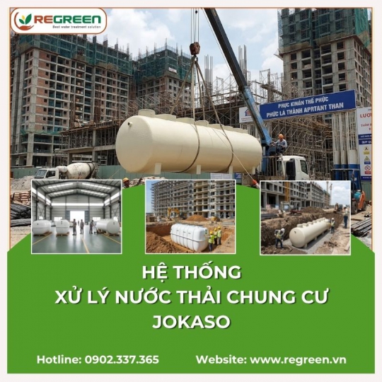 Hệ thống xử lý nước thải chung cư Jokaso