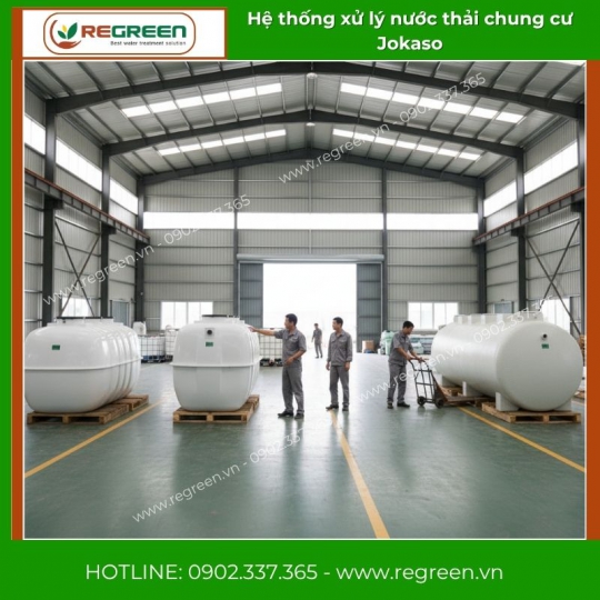 Hệ thống xử lý nước thải chung cư Jokaso