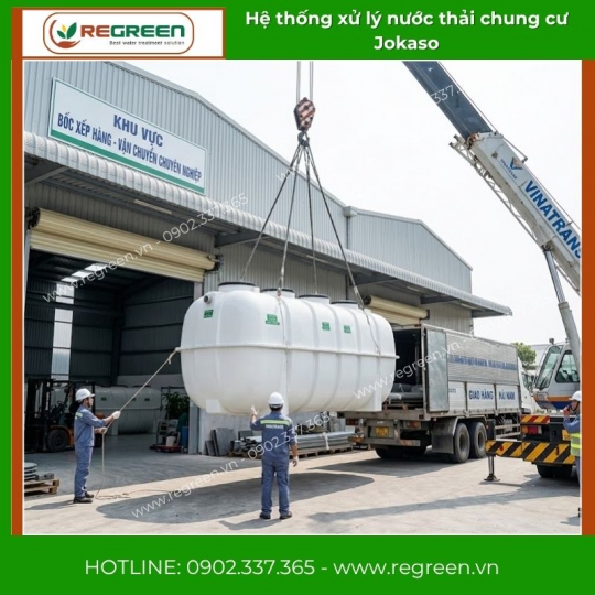 Hệ thống xử lý nước thải chung cư Jokaso