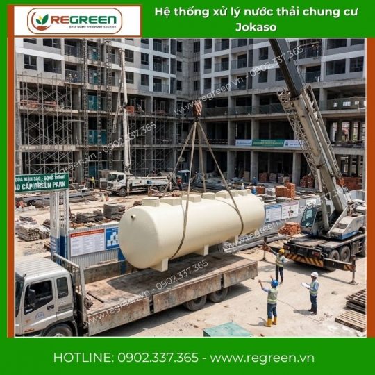 Hệ thống xử lý nước thải chung cư Jokaso