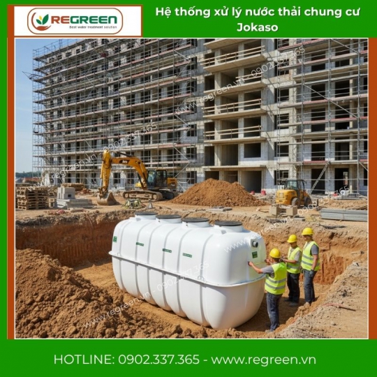 Hệ thống xử lý nước thải chung cư Jokaso