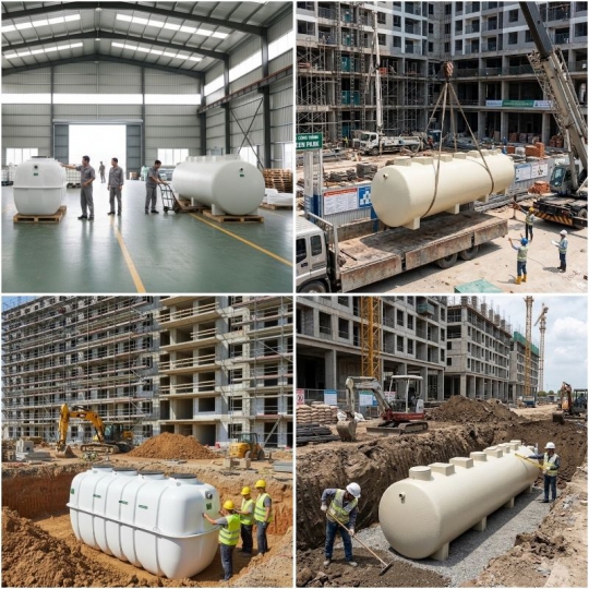 Hệ thống xử lý nước thải chung cư Jokaso