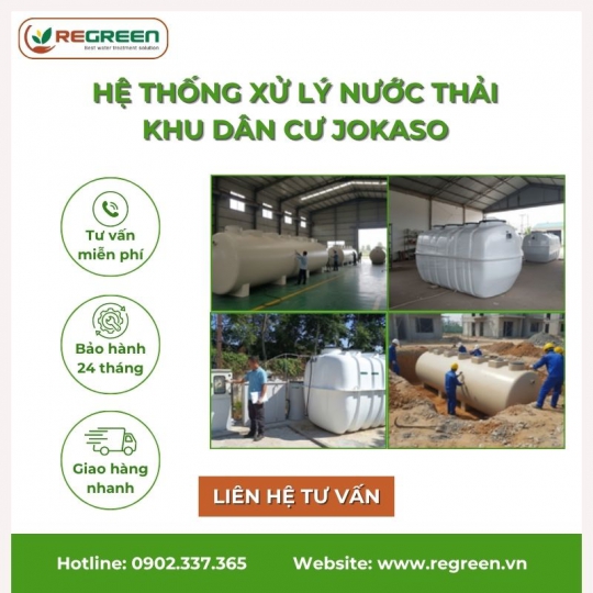 Hệ thống xử lý nước thải khu dân cư Jokaso