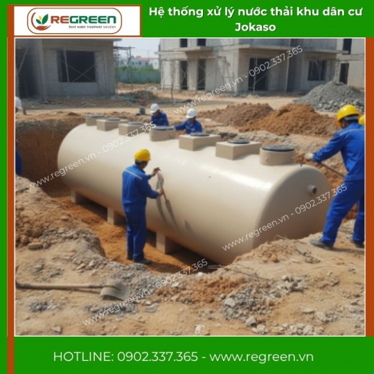 Hệ thống xử lý nước thải khu dân cư Jokaso