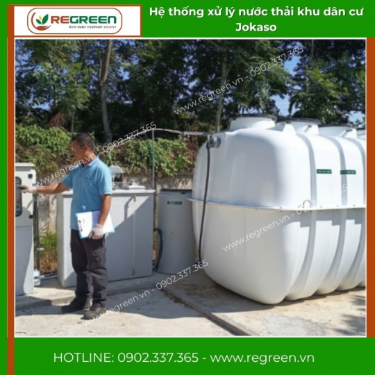 Hệ thống xử lý nước thải khu dân cư Jokaso
