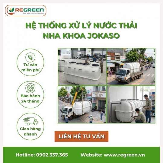 Hệ thống xử lý nước thải nha khoa Jokaso