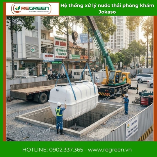 Hệ thống xử lý nước thải phòng khám Jokaso