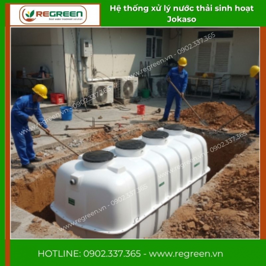 Hệ thống xử lý nước thải sinh hoạt Jokaso