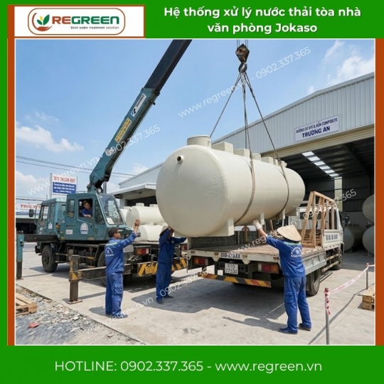 Hệ thống xử lý nước thải tòa nhà văn phòng Jokaso