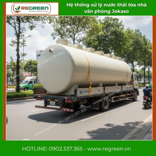 Hệ thống xử lý nước thải tòa nhà văn phòng Jokaso