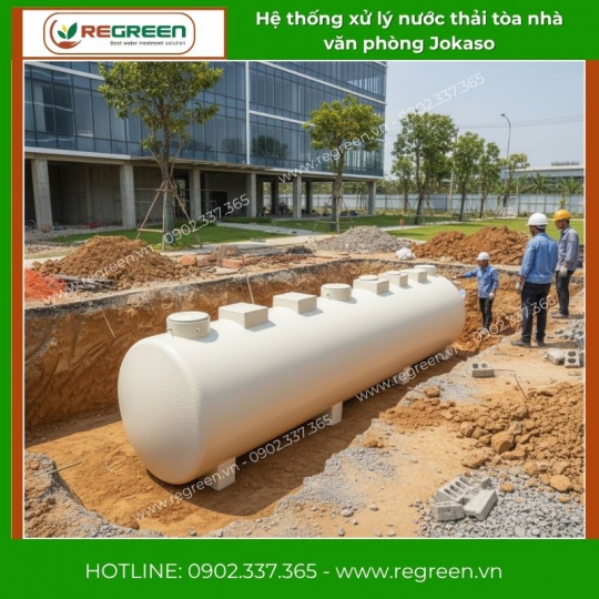 Hệ thống xử lý nước thải tòa nhà văn phòng Jokaso