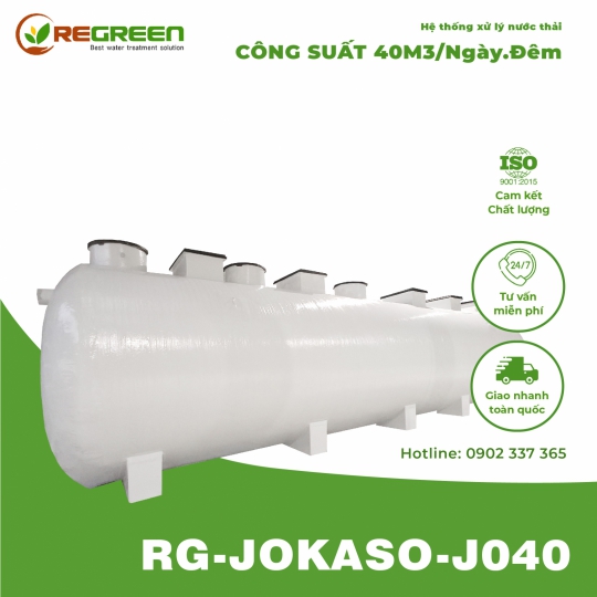 Module hệ thống xử lý nước thải JOKASO 40m3/ngày