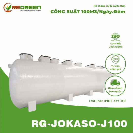 Module hệ thống xử lý nước thải JOKASO 100m3/ngày