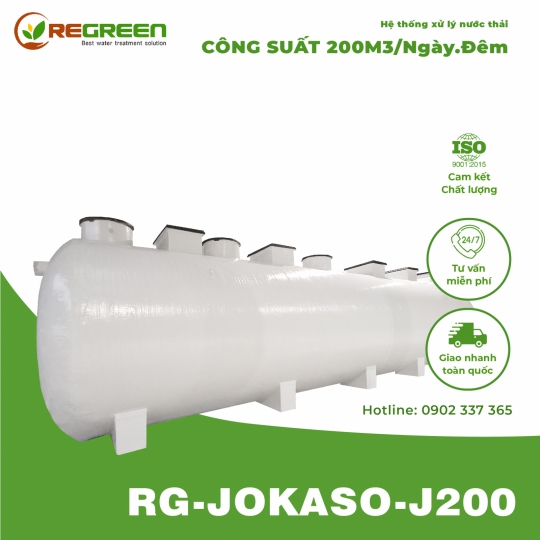 Module hệ thống xử lý nước thải JOKASO 200m3/ngày
