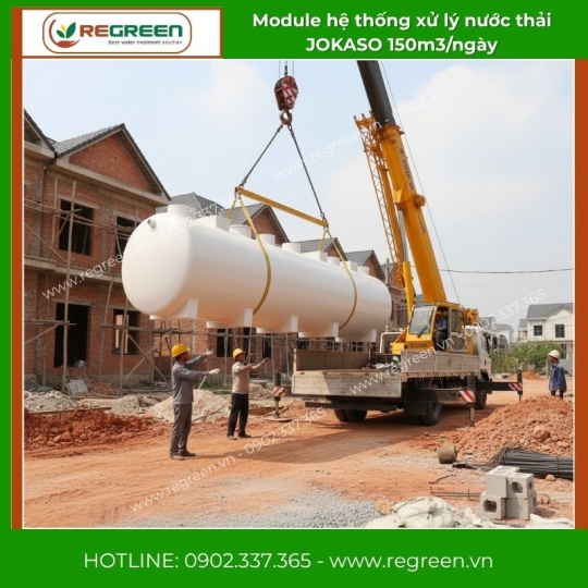 Module hệ thống xử lý nước thải JOKASO 150m3/ngày