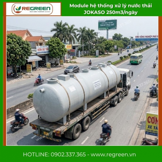Module hệ thống xử lý nước thải JOKASO 250m3/ngày