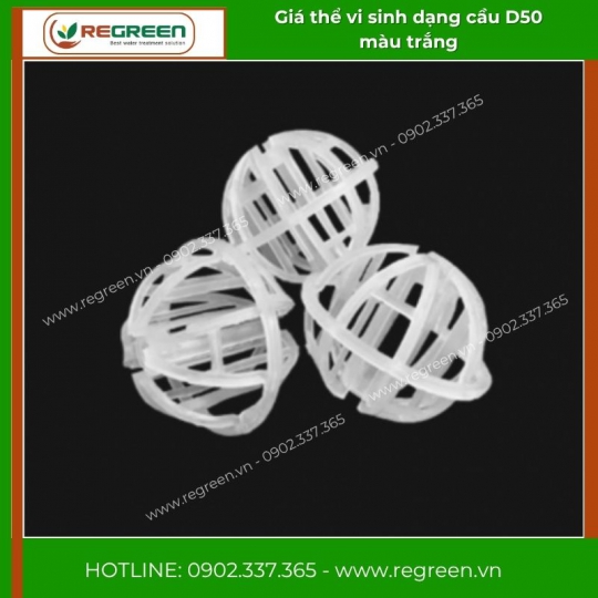 Mua giá thể vi sinh dạng cầu D50 chính hãng